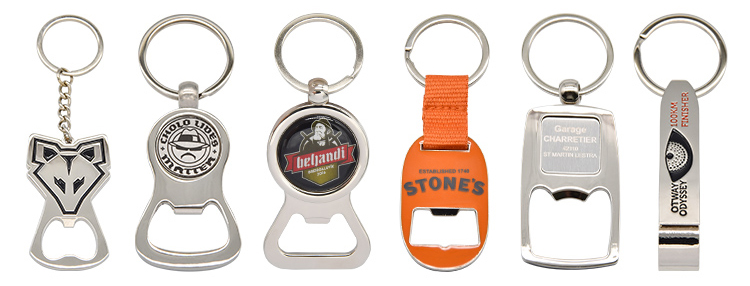 Bottle Cap Opener Keychain Custom Metal Openers Key Chain (136)